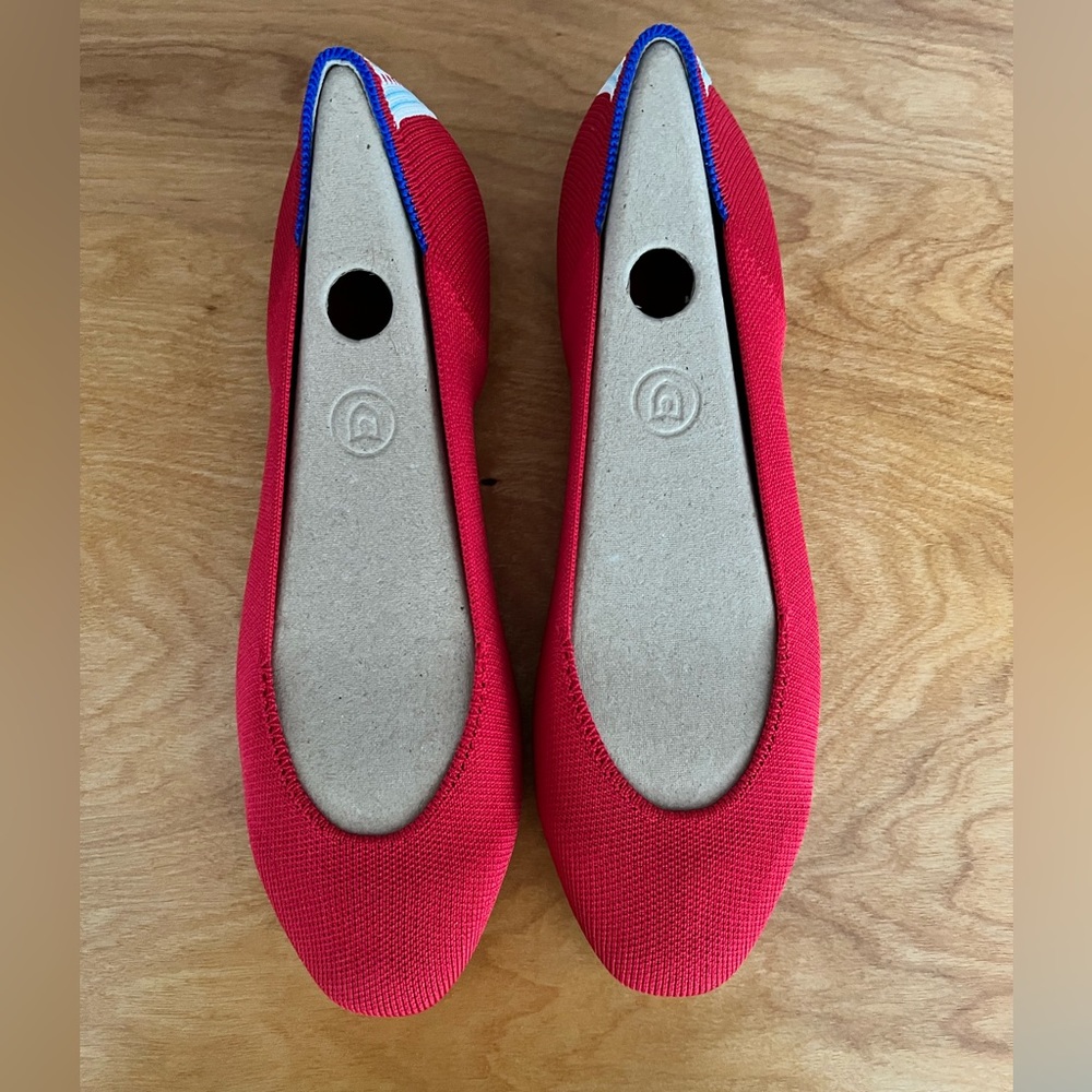 Rothy’s:  Limited Edition Square Toe in Cardinal 8.5